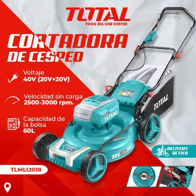 MÁY LÀM VƯỜN 18 INCH KHÔNG CHỔI THAN DÙNG PIN 40V (KHÔNG KÈM PIN & SẠC) TOTAL TLMLI2018 - HÀNG CHÍNH HÃNG