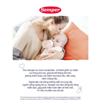 Thùng 12 hộp Sữa bột công thức Semper Nutradefense Baby 2 400g/hộp