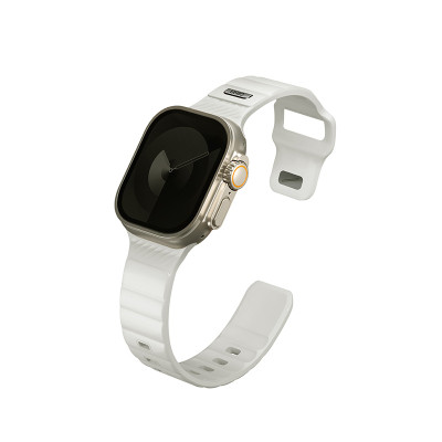 Dây Đeo Dạ Quang UNIQ STRIDE SE Fkm Rubber Cho Apple Watch Phát Sáng Trong Đêm Chất Liệu Cao Cấp Hàng Chính Hãng