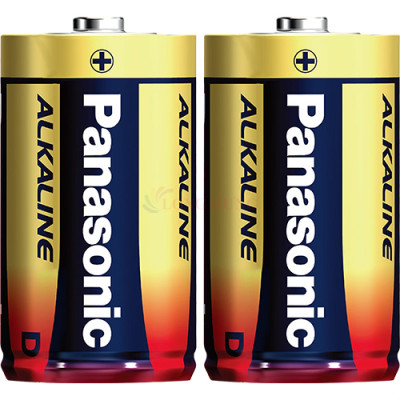 Vỉ Pin kiềm Đại D Panasonic Alkaline 1.5V LR20T/2B - 2 viên - Hàng chính hãng