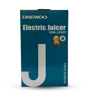 Máy Vắt Cam trực tiếp ra vòi Daewoo DEM-JK580 công suất 40W, dung tích 200ml - Hàng chính hãng