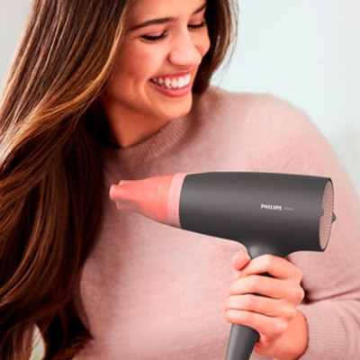 Máy Sấy Tóc Philips BHD350/10 - Công Suất 2100W, 3 Chế Độ Sấy, ION - Hàng Chính Hãng