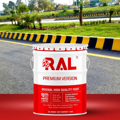 Sơn bó vỉa phản quang Alkyd RAL RASIDE RAKYD  REFLECTIVE - 5KG