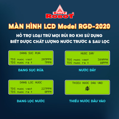 Máy Lọc Nước R.O Hydrogen Kiềm Nóng Thông Ninh ROBOT HydroMega Plus-9 - Hàng Chính Hãng