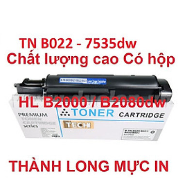 Hộp mực TN B022 B027 máy in Brother DCP 7535dw 7620dw 7640dw-HL B2000d B2080dw 2082dw 2100d 2180dw -MFC 7715dw 7810dw Hàng chính hãng Alpha Cartridge