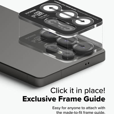 Bộ 2 dán camera cho Samsung Galaxy S25 Ultra RINGKE Lens Frame Glass - Hàng Chính Hãng