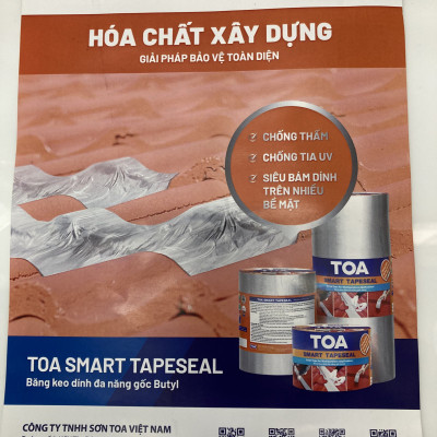 Keo chống thấm, Chống dột TOA Smart TapeSeal (R10cm x D 3m)