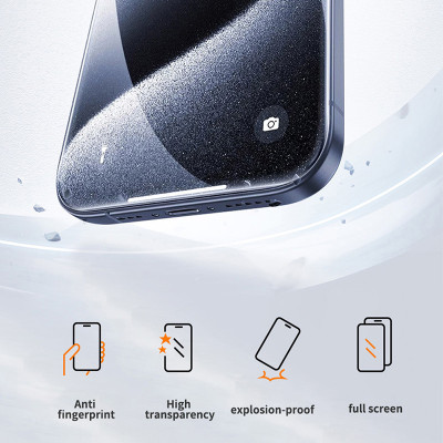 Kính Cường Lực MIPOW KINGBULL 3D Premium Silk Cho iPhone 16 Pro/ 16 Pro Max Viền 3D Bo Đẹp Mắt Cảm Giác Vuốt Mềm Mượt Hàng Chính Hãng