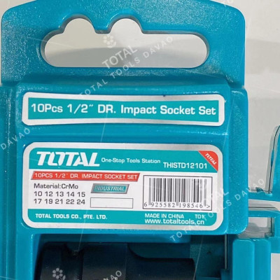 BỘ 10 ĐẦU TUÝP IMPACT DR 1/2 INCH TOTAL THISTD12101 - HÀNG CHÍNH HÃNG