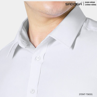 Áo Sơ Mi Nam Sadoga Thoáng Mát Ngắn Tay Dáng Regular Fit, Chất liệu mềm mịn, mát mẻ T9001