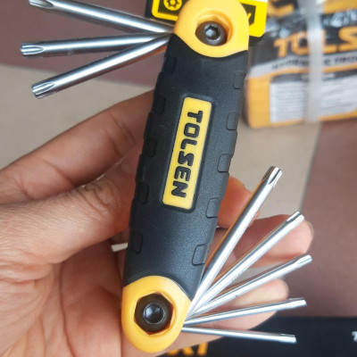 BỘ LỤC GIÁC 8 CÂY ĐẦU BÔNG TOLSEN 20069 - HÀNG CHÍNH HÃNG