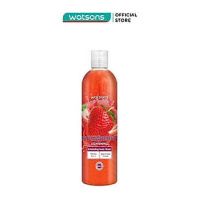 Sữa Tắm Tẩy Tế Bào Chết Watsons Hương Dâu Tây 410g