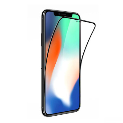 Dán cường lực cho iPhone Xs Max Full 3D MIPOW KING BULL - Hàng chính hãng