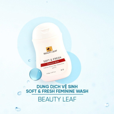 Dung Dịch Vệ Sinh Golden Health Soft & Fresh Feminine Wash Beauty Leaf 150g (PH 5.5), Giúp Ngăn Ngừa Và Hỗ Trợ Giảm Các Bệnh Phụ Khoa, Để Chị Em Phụ Nữ Luôn Thơm Tho Tự Tin Suốt Ngày Dài