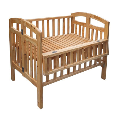 [Miễn phí vận chuyển] Nôi gấp Bunny nâng hạ 3 nấc-IBIE