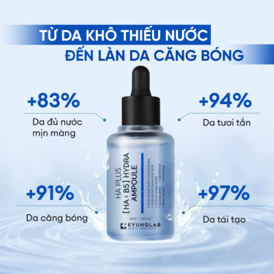 Serum Hỗ Trợ Căng Bóng Da Kyung Lab HAB5 Plus Hydra Ampoule 50ml