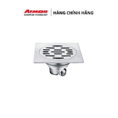 Phễu Thoát Sàn Nhà Tắm Inox Cao Cấp Chống Hôi ATMOR – AH001 (HÀNG CHÍNH HÃNG)