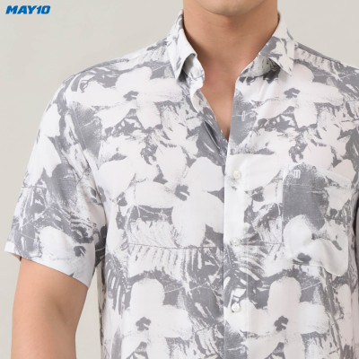 Áo sơ mi nam cộc tay May 10 form RegularFit 010124002 8