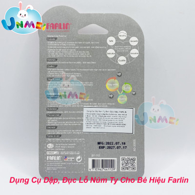 Dụng Cụ Dập Lỗ Núm Ty FARLIN - BF-112