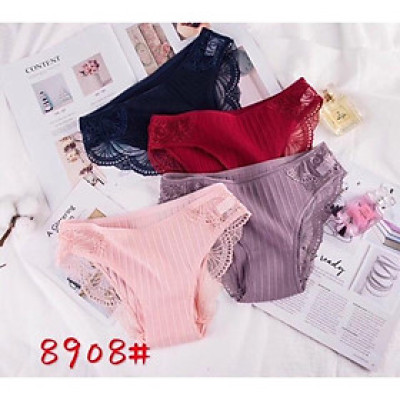 COMBO 5 QUẦN LÓT NỮ GÂN TĂM REN 8908