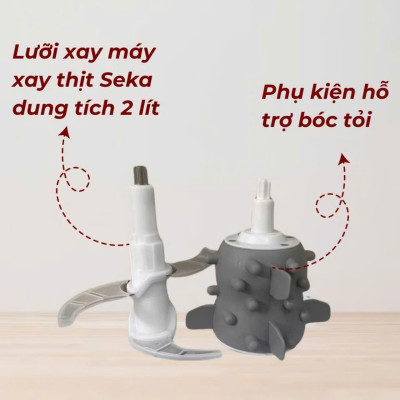 Phụ Kiện Lưỡi Dao, Phụ Kiện Đánh Ruốc Máy Xay Thịt 2 lít- Hàng Chính Hãng