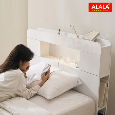 Giường ngủ ALALA1217 + 3 hộc kéo / Miễn phí vận chuyển và lắp đặt/ Đổi trả 30 ngày/ Sản phẩm được bảo hành 5 năm từ thương hiệu ALALA/ Chịu lực 700kg