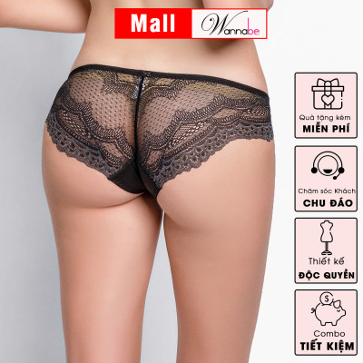 QUẦN LÓT REN PHỐI THUN LẠNH WANNABE QL240 NỮ TÍNH