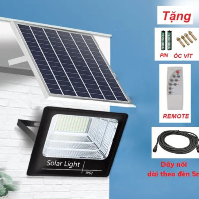 Đèn Led Tích Hợp Năng Lượng Mặt Trời, Siêu Chống Nước Và Chịu Lực Tốt công suất 500W