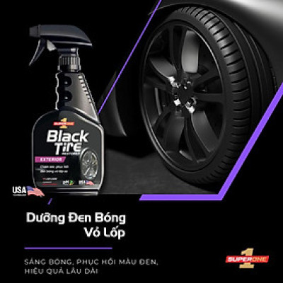 Dung Dịch Dưỡng Đen Bóng Vỏ Lốp Ô Tô SUPERONE Black Tire Restorer - Exterior SOUTHWALL A203