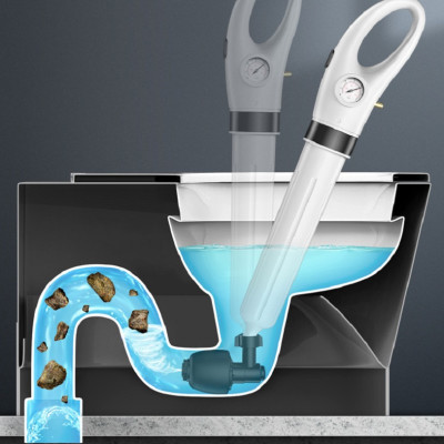 Dụng cụ thông tắc bồn cầu, cống bằng khi nén áp lực siêu mạnh