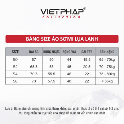 Áo Sơ Mi Nam Ngắn Tay VIỆT PHÁP Form Regular – Sơ Mi Lụa Lạnh, lịch lãm, sang trọng 11163