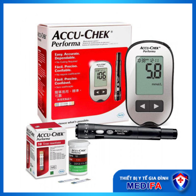 Que Thử Đường Huyết Accu-chek Performa 50 ( Soi tai )