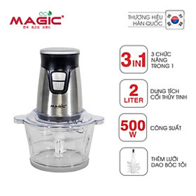 Máy xay thực phẩm đa năng 3in1 Magic Eco AC-17 2L - Hàng chính hãng