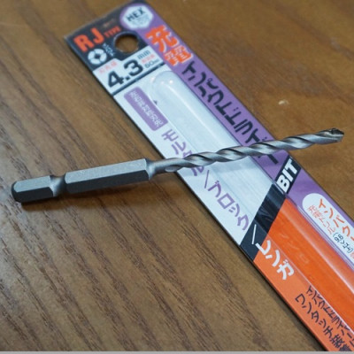 Combo Vít bê tông 5mm đầu dù P560 & Mũi khoan tường 4.3mm đuôi lục giác Unika (không cần dùng tắc kê nhựa)