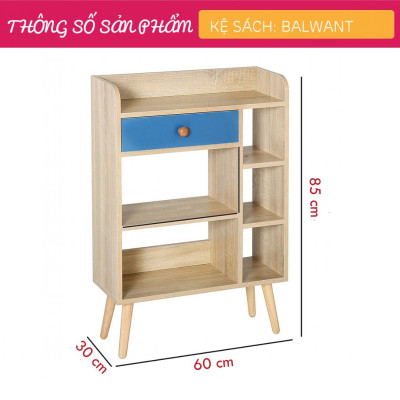 Giá đỡ sách gỗ nhỏ gọn cho gia đình SMLIFE Balwant