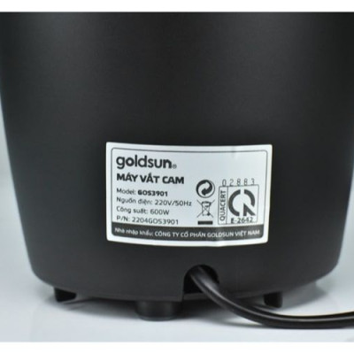 Máy Vắt Cam Tự Động Goldsun GOS3901 Hai Đầu Vắt Công Suất 600W - Hàng chính hãng Goldsun