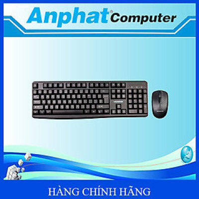 Bộ bàn phím chuột không dây Newmen K106 (USB/Đen) - Hàng Chính Hãng 