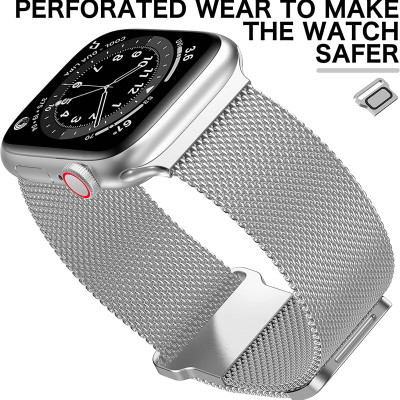 Dây Thép Milan Loop Từ Tính cho Apple Watch Series 1/2/3/4/5/6/7/8/9/SE1,2 & Apple Watch Ultra 1/2 Size 38/40/41/42/44/45/49mm - Hàng Chính Hãng