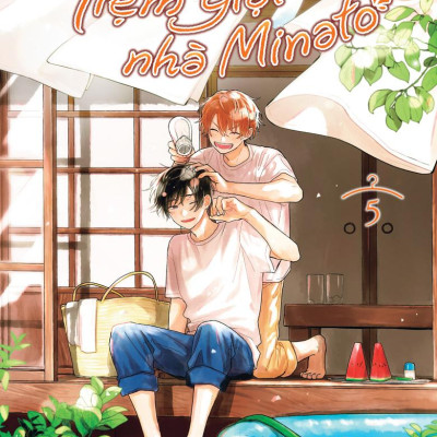 Sách - Bộ Manga - Tiệm Giặt Là Nhà Minato - Tập 4 + Tập 5 (Bộ 2 Tập) - Tặng Kèm Clear Card + Set 2 Bookmark + Standee + Set 2 Huy Hiệu