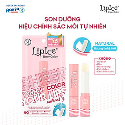 Son dưỡng môi hiệu chỉnh ửng hồng tự nhiên Lipice Sheer Color