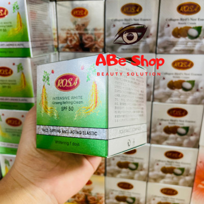 Kem ROSA Nhân Sâm Đỏ - ROSA INTENSIVE WHITE GINSENG REFINING CREAM 20G