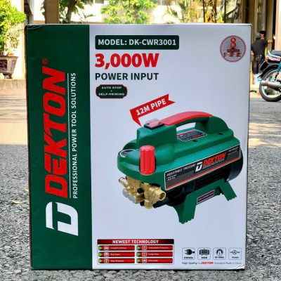 Máy Rửa Xe Chỉnh Áp Dekton DK-CWR3001 - Công Suất 3000W Áp Lực Cao - Thế Hệ Mới - Bảo Hành 12 Tháng