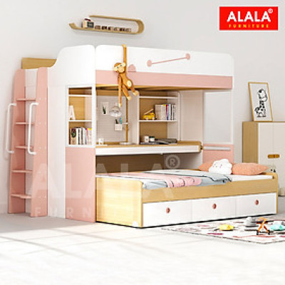 Giường tầng ALALA154 đa năng/ Miễn phí vận chuyển và lắp đặt/ Đổi trả 30 ngày/ Sản phẩm được bảo hành 5 năm từ thương hiệu ALALA/ Chịu lực 700kg