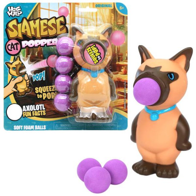 Đồ Chơi Thú Phóng Banh Vui Nhộn - Mèo Xiêm Quý Phái - Hog Wild HW54810