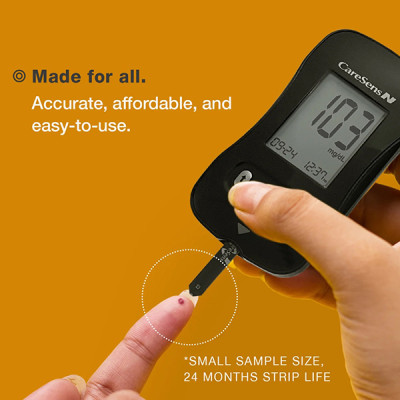 Máy đo đường huyết Caresens N - thương hiệu Hàn Quốc