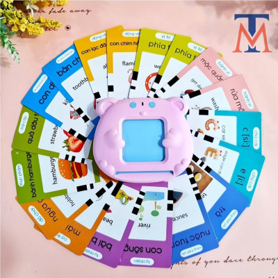 Máy đọc thẻ tiếng anh flashcard 225 thẻ 510 từ khoá và 29 chủ đề
