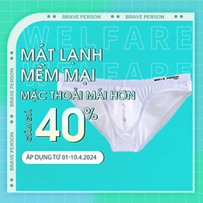 Quần Lót Nam Tam Giác Chất Liệu Mềm Mại Thoáng Mát, Co Dãn 4 Chiều Thương Hiệu Brave Person B1129