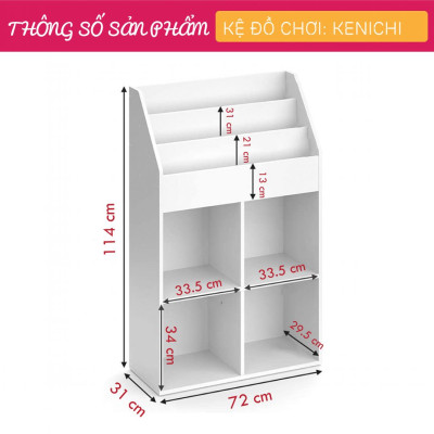 Kệ để đồ chơi cho bé SMLIFE Kenichi