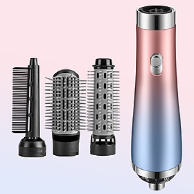 Máy Sấy Tóc Đa Năng Tạo Kiểu Tóc Teement, Sấy Khô, Duỗi Thẳng, Uốn Cụp, Công Suất Lớn 1000W, Giảm Tiếng Ồn, An Toàn Khi Sử Dụng, Tạo Kiểu Chuyên Nghiệp, Bổ Sung Ion Dưỡng Ẩm, Làm Mềm Mượt Tóc, Chống Hư Tổn Tóc - Hàng Chính Hãng