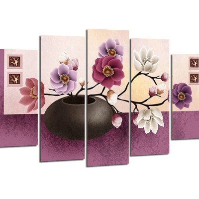 Tranh treo Tường Hoa 3D TB.002- Khung tranh treo tường